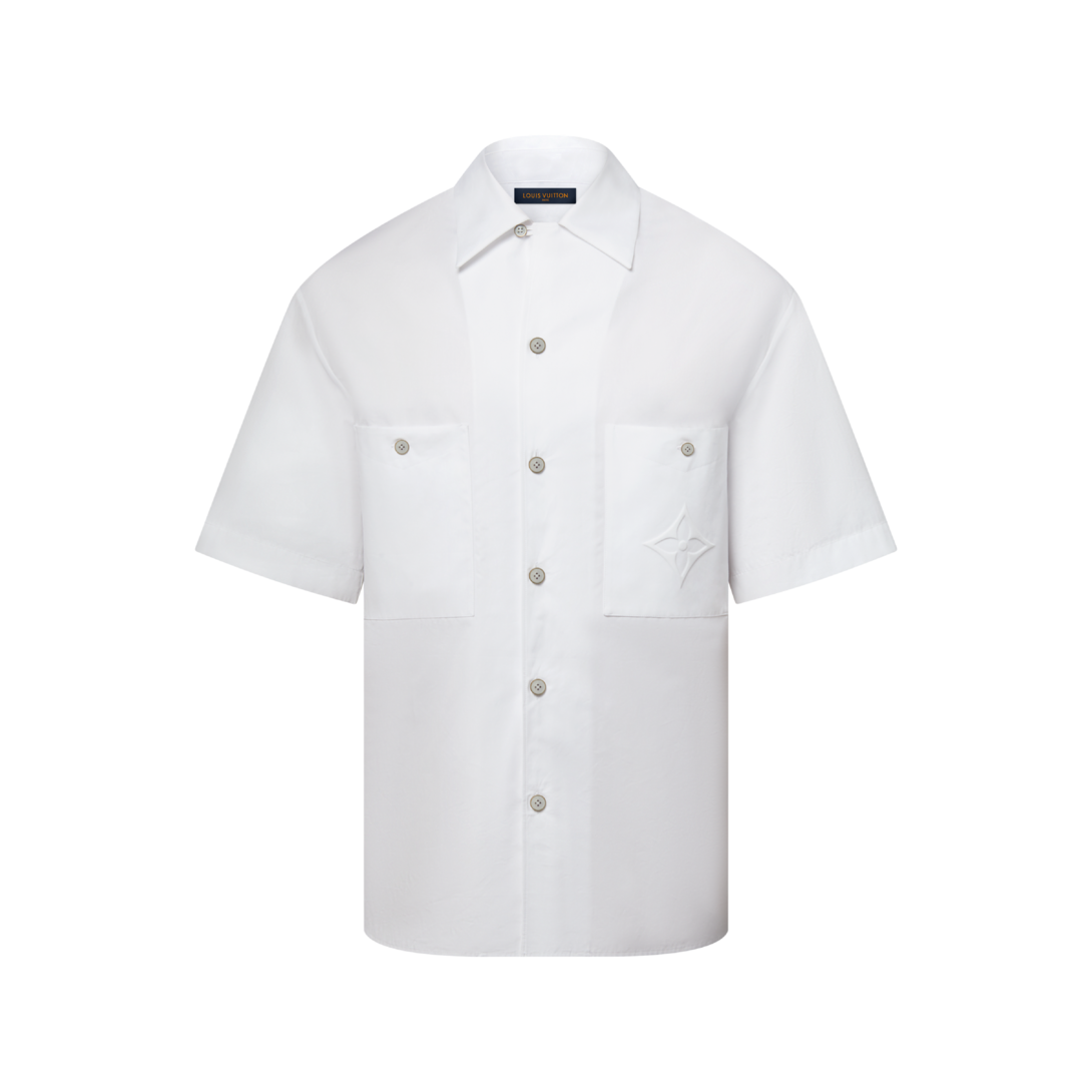 Signature Short-Sleeved Cotton Shirt - Luxury White | LOUIS VUITTON